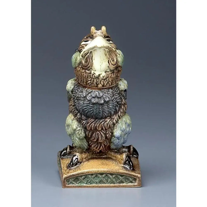 Martin Brothers inspired ceramic sculpture Charlie Sparrow the Accused by Burslem Pottery Ceramics from Barewall Art Gallery