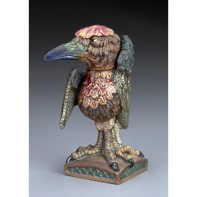 Martin Brothers inspired ceramic sculpture The Clerk by Burslem Pottery Ceramics from Barewall Art Gallery