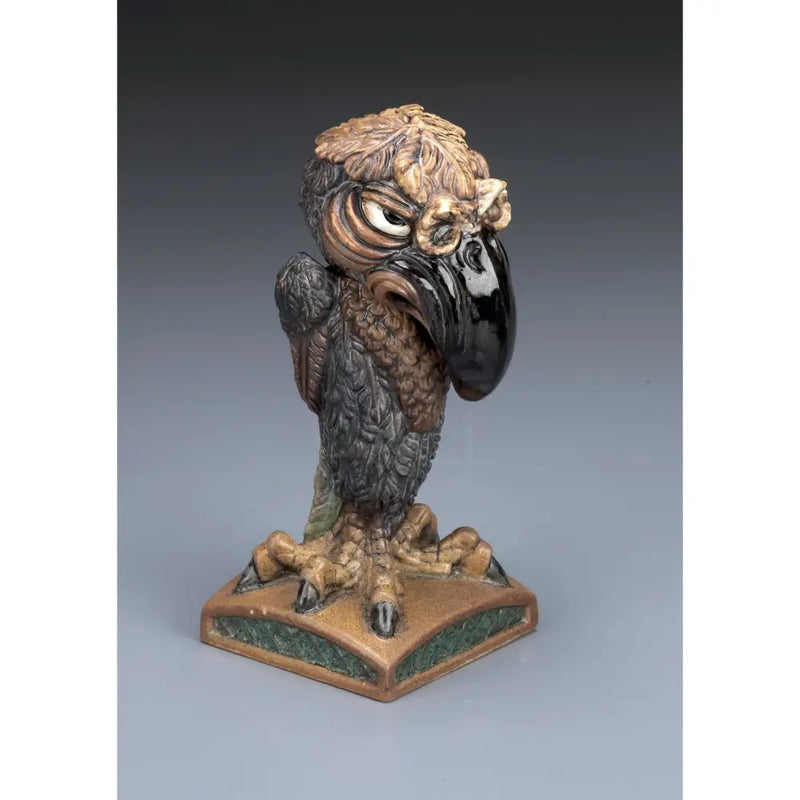 Martin Brothers inspired ceramic sculpture The Stenographer by Burslem Pottery Ceramics from Barewall Art Gallery