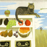 Mary Fedden Art Greeting Cards by Mary Fedden Mary Fedden Tabby, 1995 greetings card Cards from Barewall Art Gallery