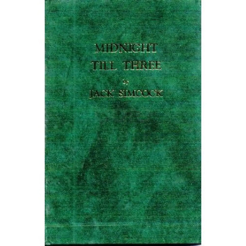 Midnight Till Three Poetry by Jack Simcock Book from Barewall Art Gallery
