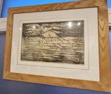 Monoprint Bride of the Sea IV 1969 by John Shelton Original Art from Barewall Art Gallery