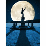 Moon over the Potteries Collection by Richard Howle Moon over Trentham Print from Barewall Art Gallery