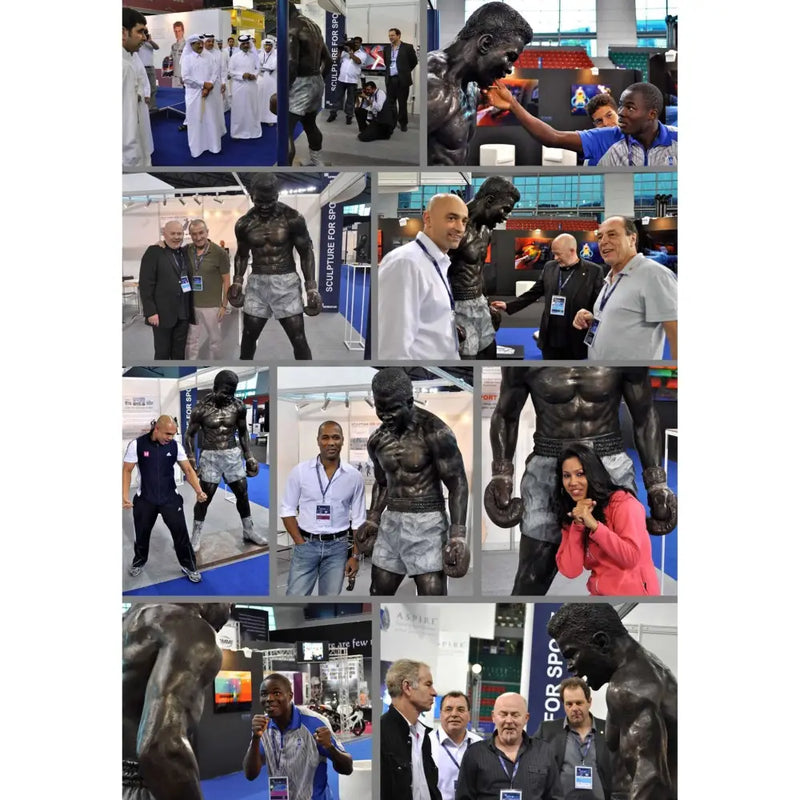 Muhammad Ali Statue 2015 Maquette Sculpture by Andy Edwards Sculpture from Barewall Art Gallery