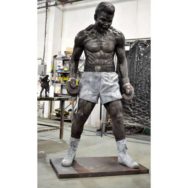 Muhammad Ali Statue 2015 Maquette Sculpture by Andy Edwards Sculpture from Barewall Art Gallery