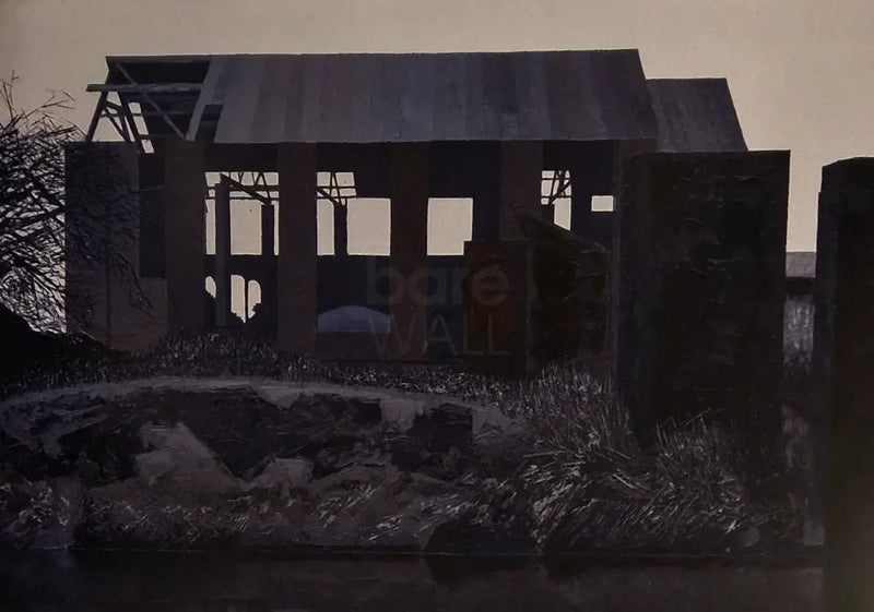 MW1P Shed at Ravensdale Print 2024 by Maurice Wade Book from Barewall Art Gallery