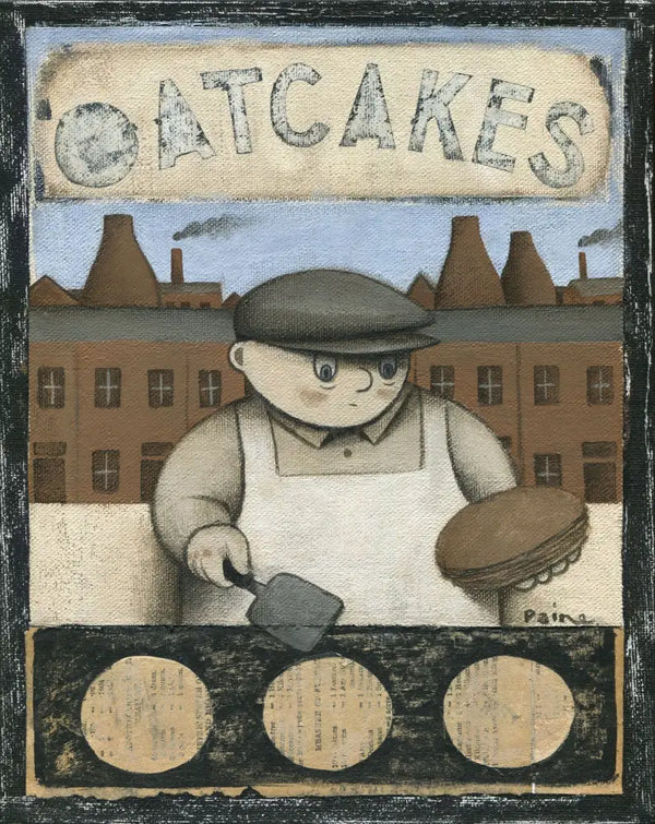 Oatcake Maker Print Ltd Edition Signed by Paine Proffitt Print from Barewall Art Gallery