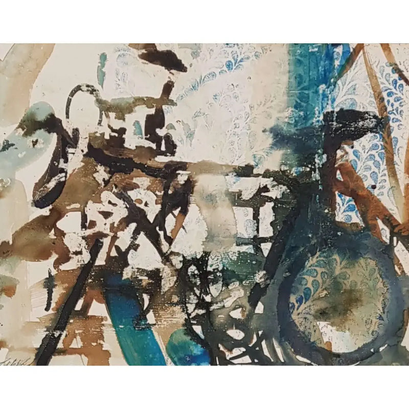 Old Road Bike 4 by Georgia Wild Original Art from Barewall Art Gallery