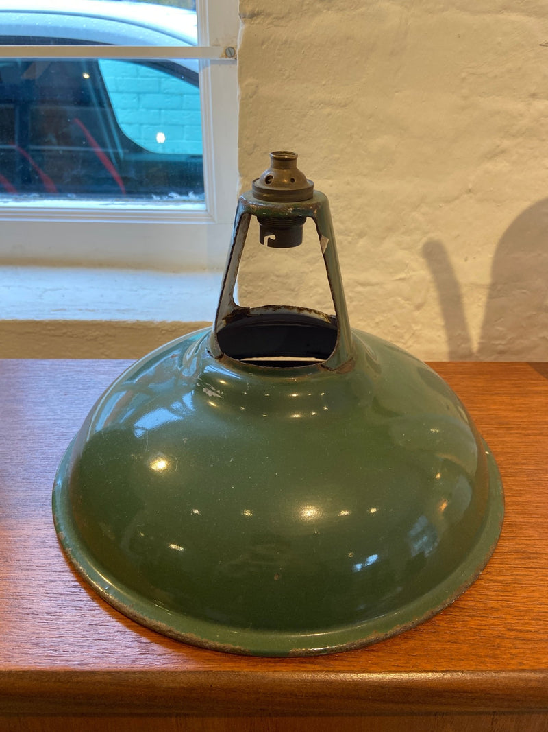 Original 1930s Coolicon 11 Inch Industrial Light Fitting by Lost and Found Projects by Barewall