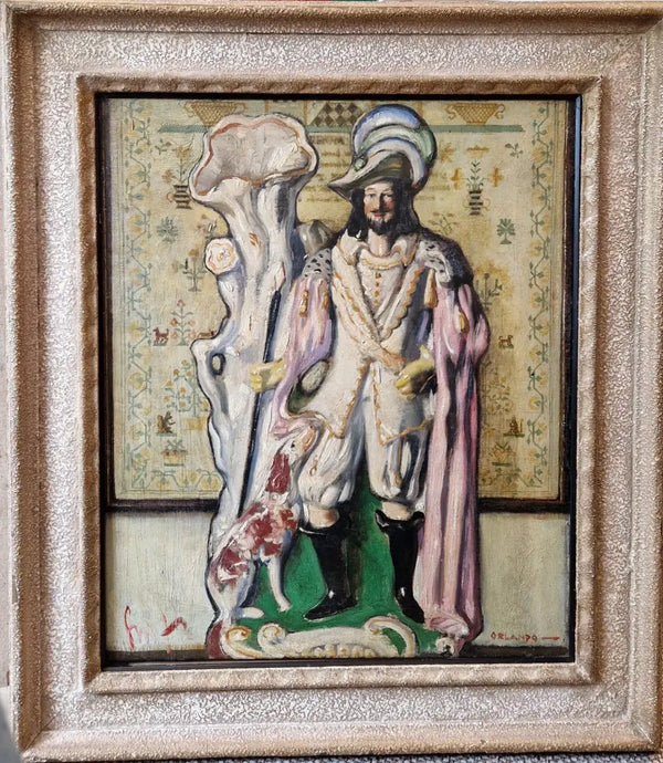 Orlando c1930s oil painting by Gordon Forsyth Original Art from Barewall Art Gallery