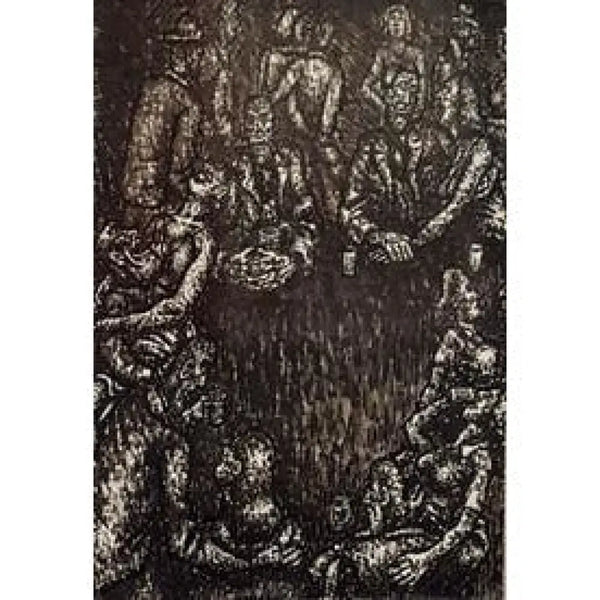 Party of Drinkers (around table) 1943 by Norman Cope Original Art from Barewall Art Gallery