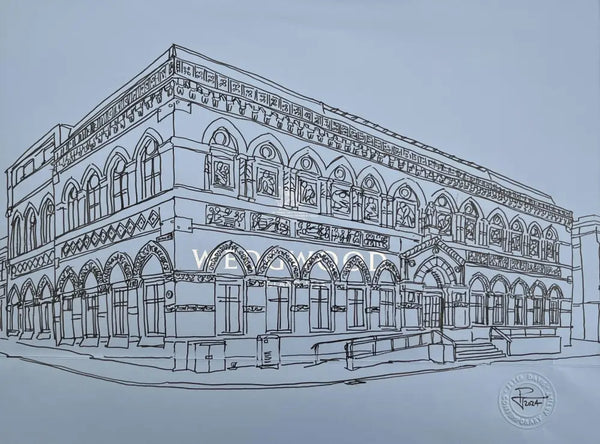 PDB1 Wedgwood Institute on Wedgwood bag 2024 by Peter Davis Original Art from Barewall Art Gallery