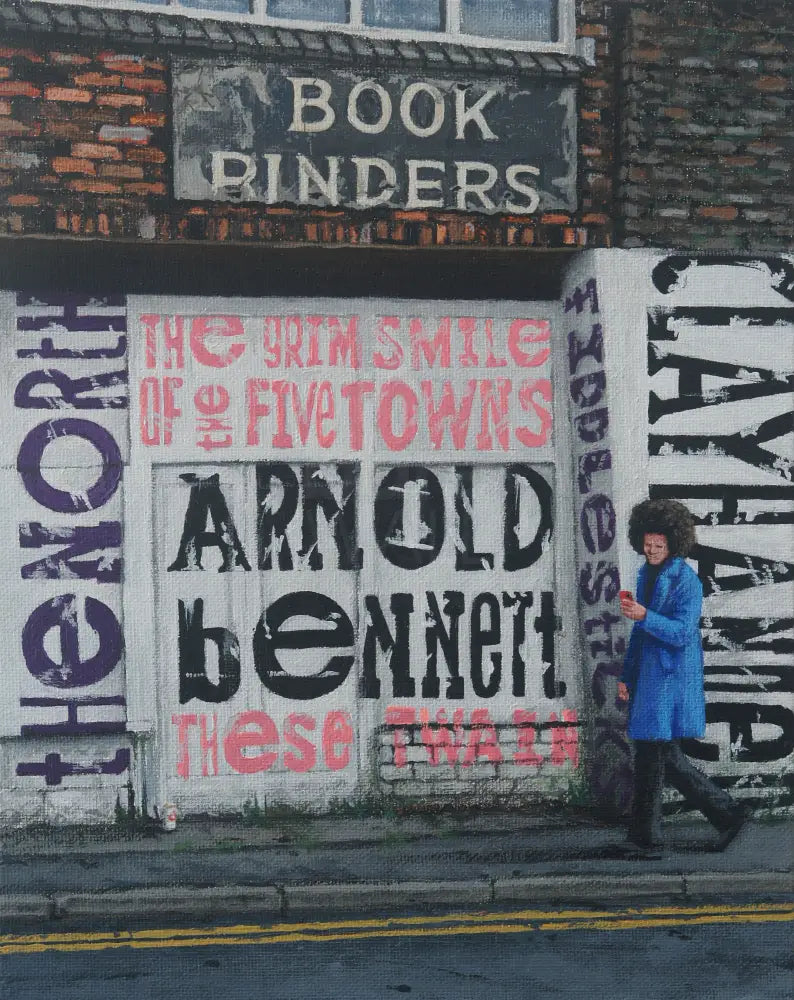 PDB12 Book Binders 2025 by Peter Davis Original Art from Barewall Art Gallery