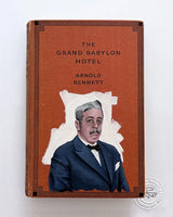PDB15 Arnold Bennett Portrait on Grand Babylon Hotel 2025 by Peter Davis Original Art from Barewall Art Gallery