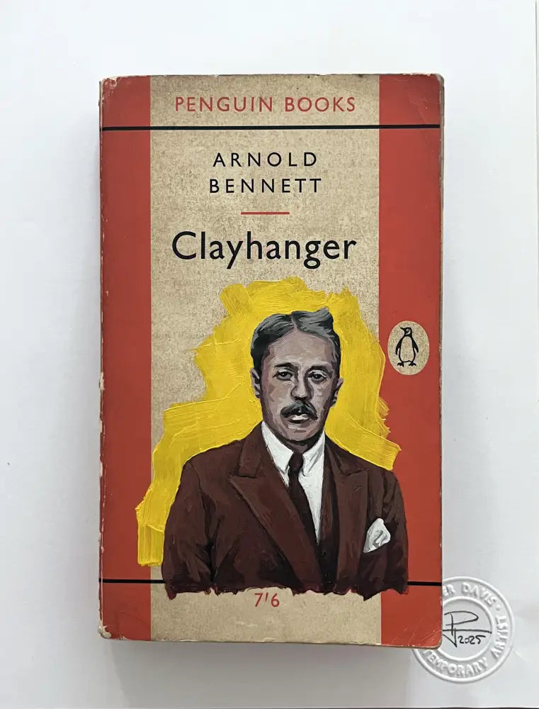 PDB16 Arnold Bennett Portrait on Clayhanger 2025 by Peter Davis Original Art from Barewall Art Gallery