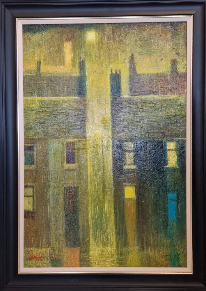 Pendlebury Moon 2022 by Lucy Manfredi Original Art from Barewall Art Gallery