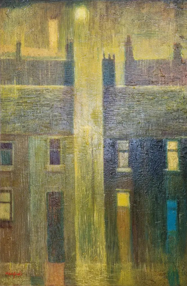 Pendlebury Moon 2022 by Lucy Manfredi Original Art from Barewall Art Gallery