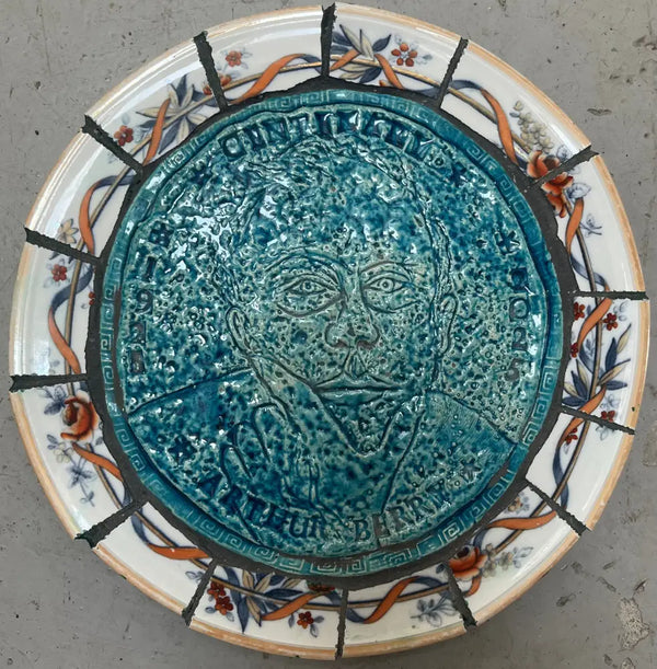 PHAB003 Arthur Berry Centenary Oatcake Portrait by Philip Hardaker from Barewall Art Gallery