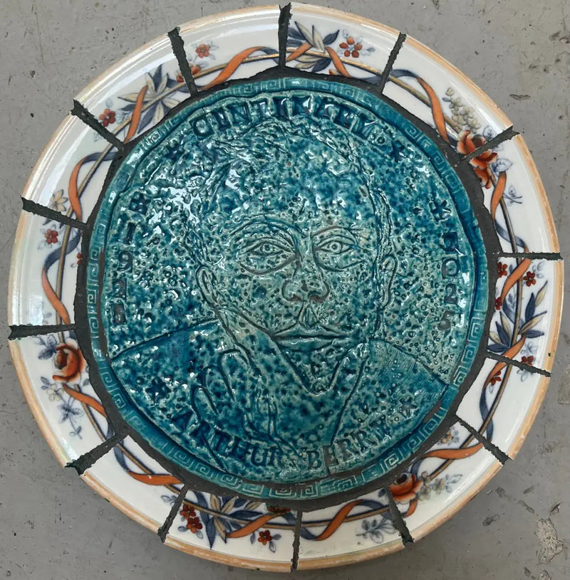 PHAB003 Arthur Berry Centenary Oatcake Portrait by Philip Hardaker from Barewall Art Gallery