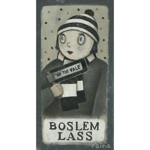 Port Vale - Boslem Lass signed print by Paine Proffitt Print from Barewall Art Gallery