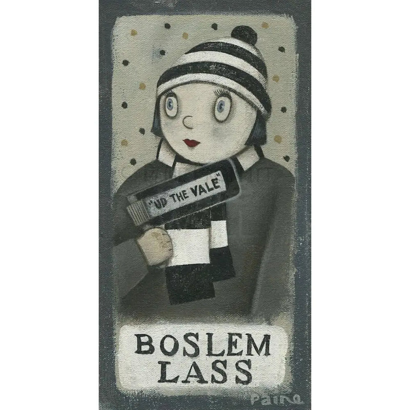 Port Vale - Boslem Lass signed print by Paine Proffitt Print from Barewall Art Gallery