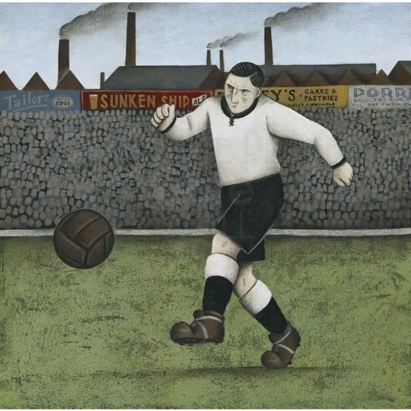 Port Vale Gift - A Port Vale Afternoon Ltd Edition Signed Football Print Print from Barewall Art Gallery