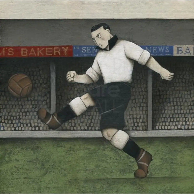 Port Vale Gift - A Vale Hero Past Ltd Edition Signed Football Print Print from Barewall Art Gallery