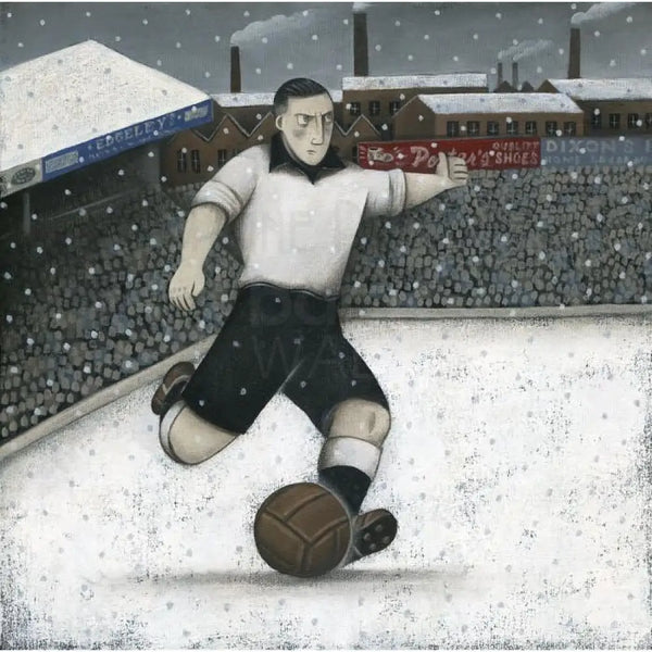 Port Vale Gift - A Vale Winter Ltd Edition Signed Football Print Print from Barewall Art Gallery