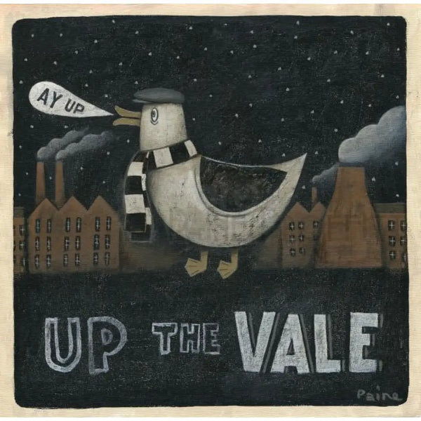 Port Vale Gift - Port Vale Ay Up Duck Ltd Edition Signed Football Print Print from Barewall Art Gallery