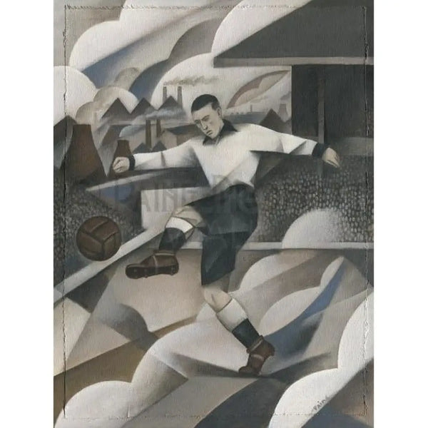 Port Vale Vale in the Smoke Limited Edition Football Print by Paine Proffitt Print from Barewall Art Gallery