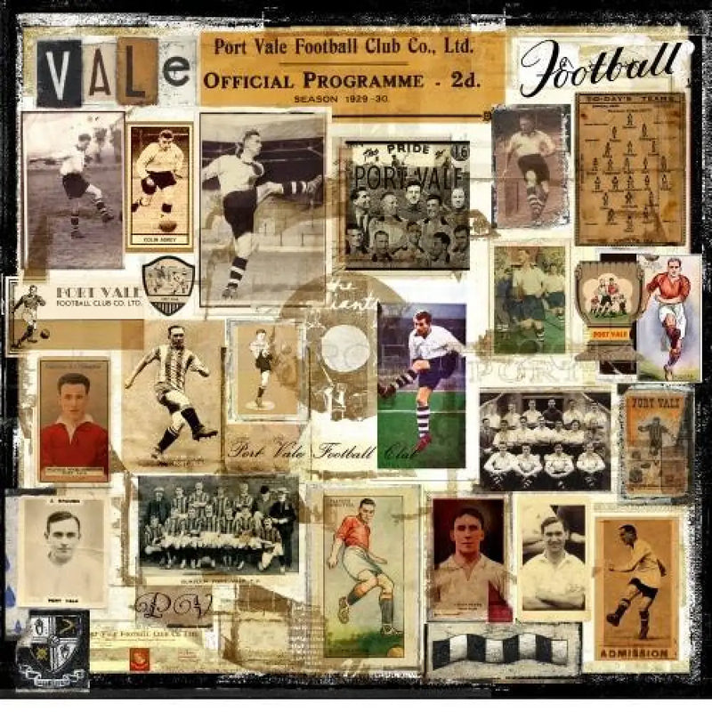 Port Vale Memories Limited Edition Football Print by Paine Proffitt Print from Barewall Art Gallery