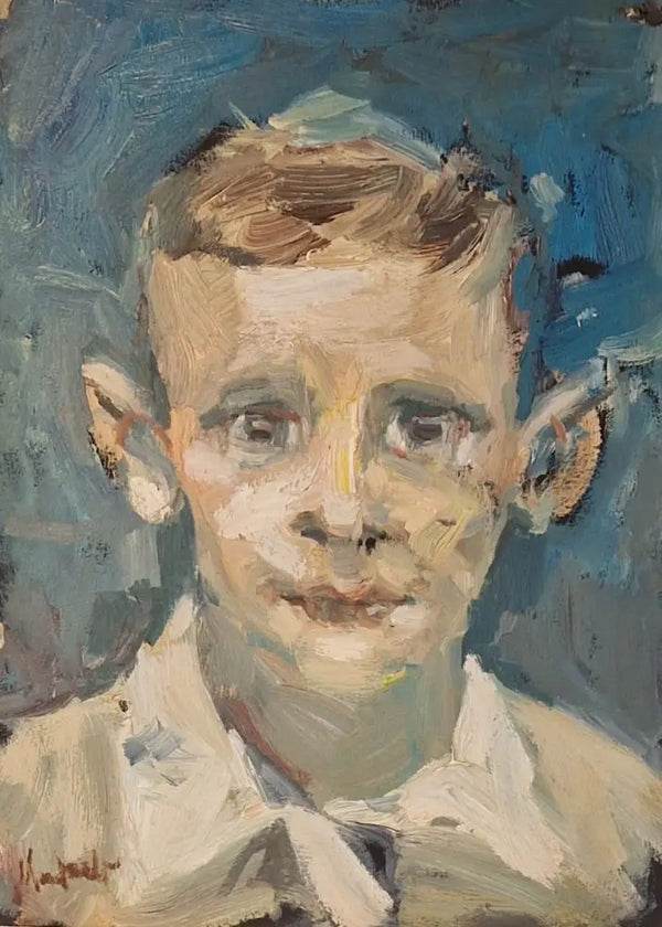 Portrait of a Boy 2023 by Lucy Manfredi Original Art from Barewall Art Gallery