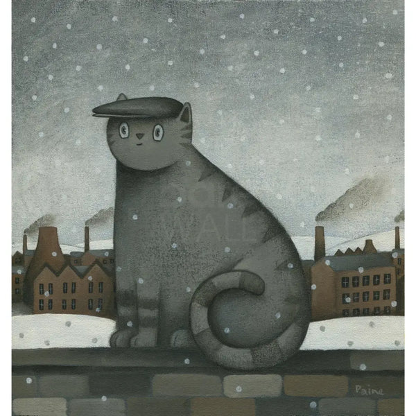 Potteries - Potteries Cat Ltd Edition signed Print by Paine Proffitt Print from Barewall Art Gallery