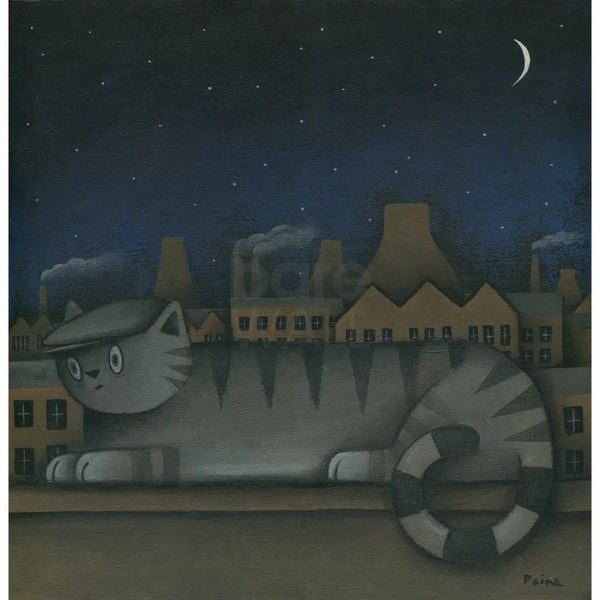 Potteries - Potteries Night Watch Ltd Edition Print by Paine Proffitt Print from Barewall Art Gallery
