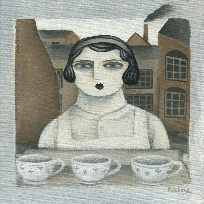 Potteries - Potbanks Day Shift Ltd Edition Print by Paine Proffitt Print from Barewall Art Gallery