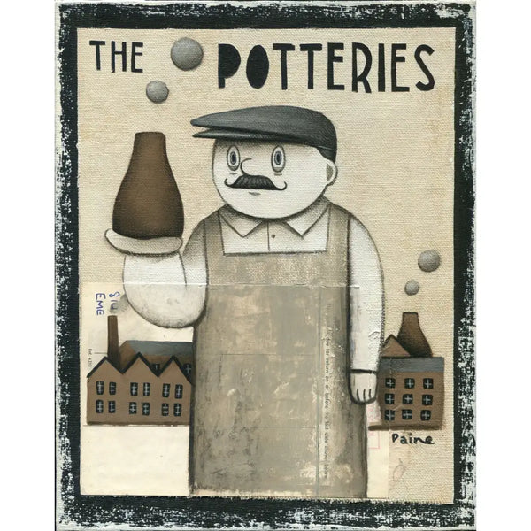 Potteries - The Potteries Ltd Edition signed Print by Paine Proffitt Print from Barewall Art Gallery