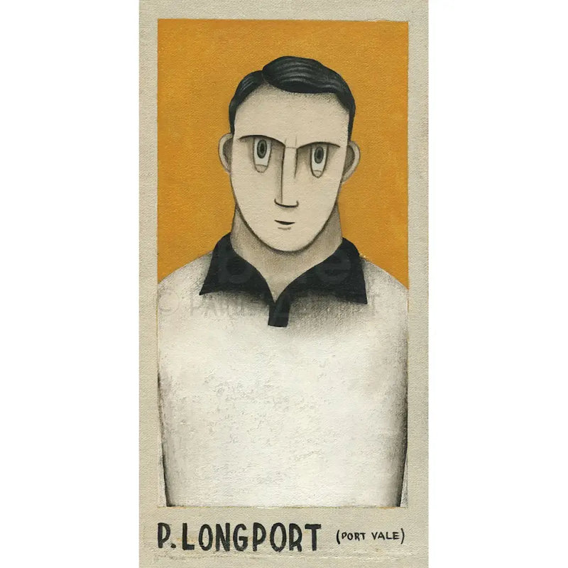 PPPV1 Port Vale - Football Card Signed Print by Paine Proffitt Print from Barewall Art Gallery