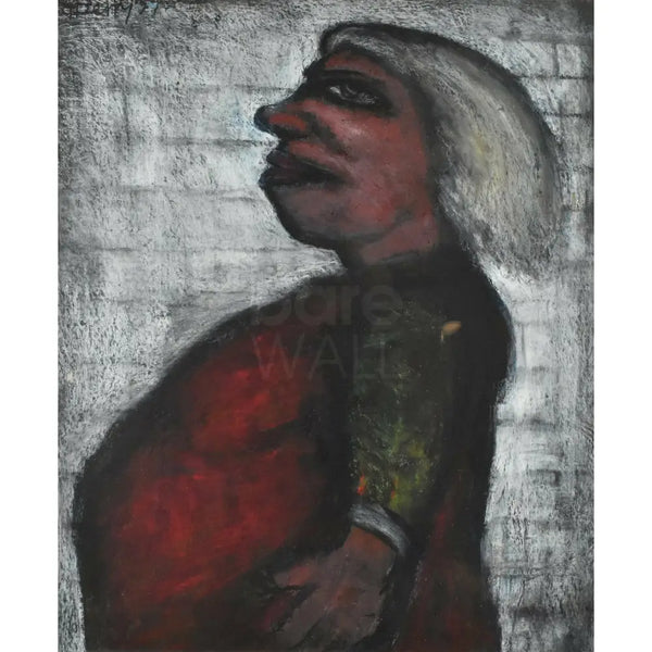 Pregnant Woman 1977 by Arthur Berry Original Art from Barewall Art Gallery