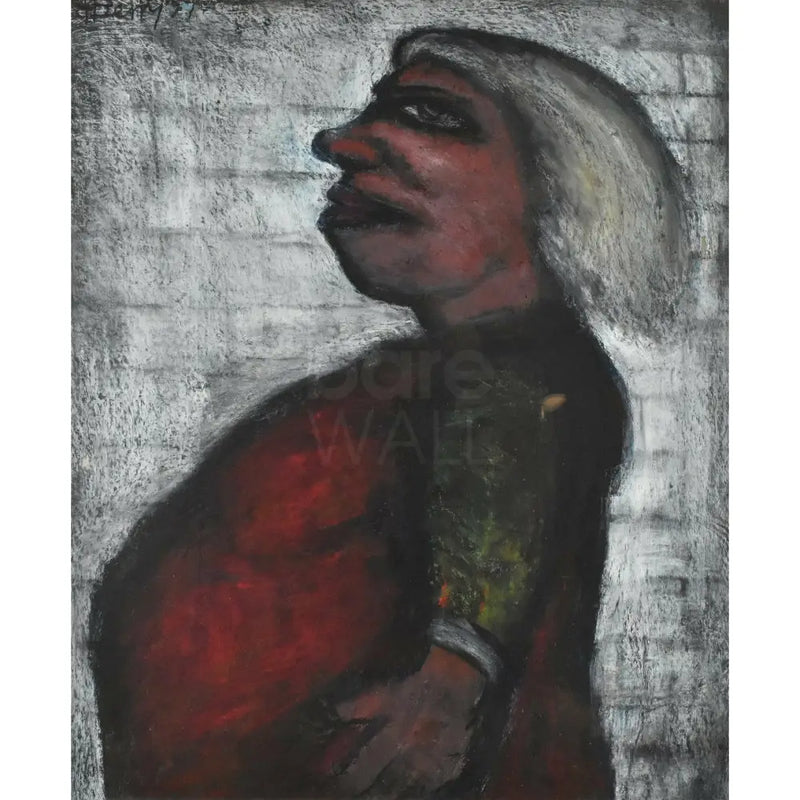 Pregnant Woman 1977 by Arthur Berry Original Art from Barewall Art Gallery