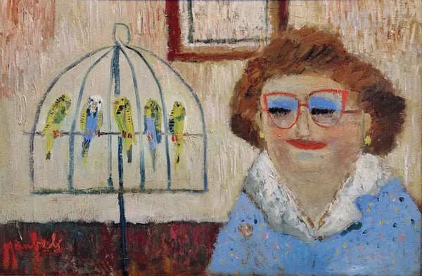 Pretty Boys in a Row 2025 by Lucy Manfredi Original Art from Barewall Art Gallery