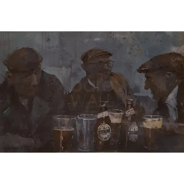 Pub Life by Geoffrey Wynne RI Original Art from Barewall Art Gallery