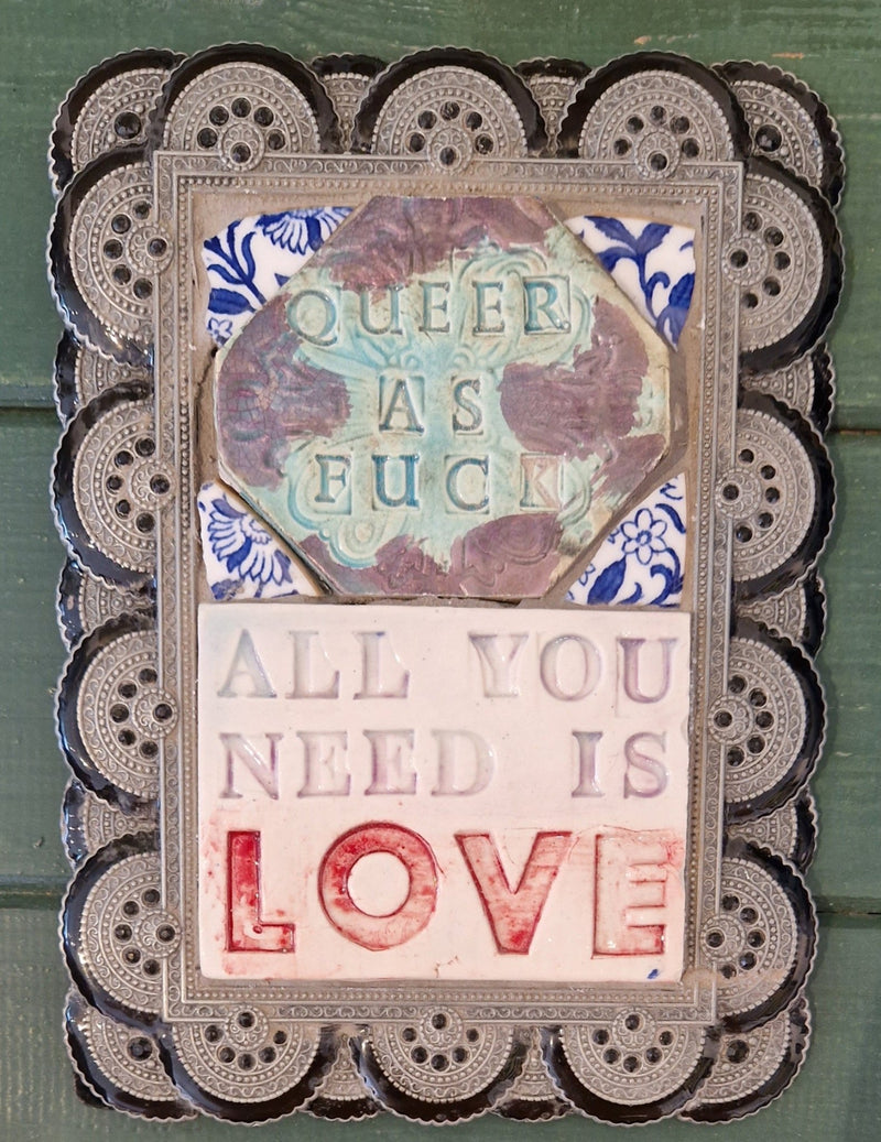 Queer as Fuck All You Need is Love 2023 by Philip Hardaker by Barewall
