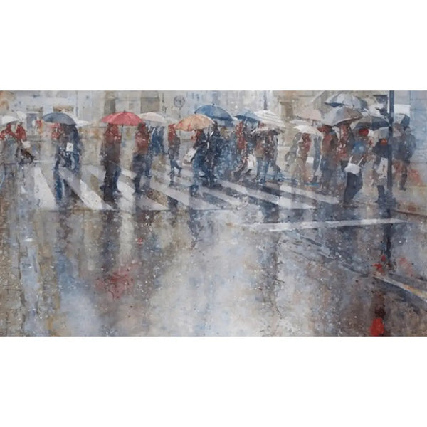 Raining Cats and Dogs II Limited Edition Print by Geoffrey Wynne RI Print from Barewall Art Gallery