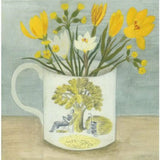 Ravilious Art Greeting Cards by Debbie George Ravilious Cup and Spring Flowers Greetings card Gift from Barewall Art Gallery