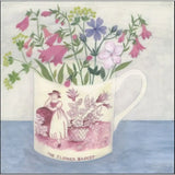 Ravilious Art Greeting Cards by Debbie George The Flower Basket Greetings Card Gift from Barewall Art Gallery