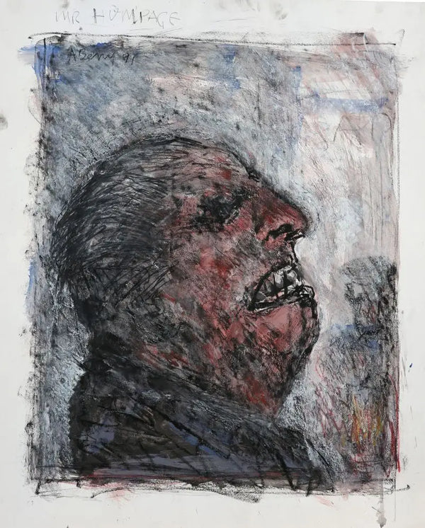 RAW003 Mr Humpage 1991 by Arthur Berry Original Art from Barewall Art Gallery