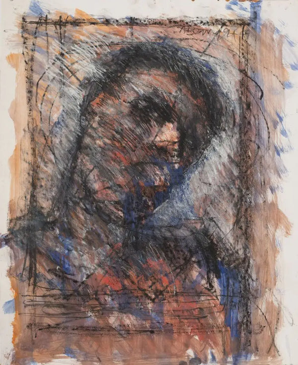 RAW011 Head at Window 1994 by Arthur Berry Original Art from Barewall Art Gallery