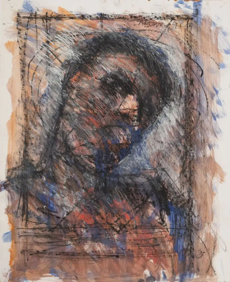 RAW011 Head at Window 1994 by Arthur Berry Original Art from Barewall Art Gallery