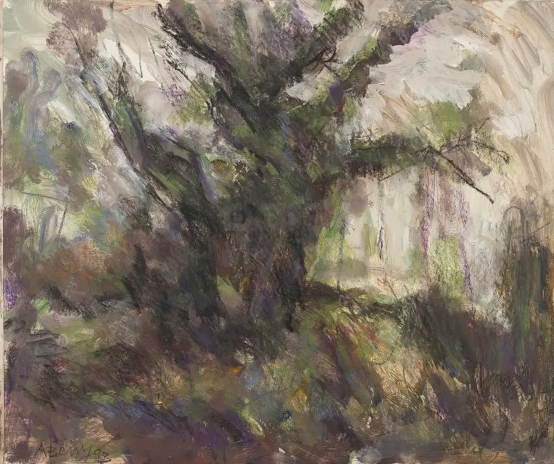 RAW018 Verdant Tree 1993 by Arthur Berry Original Art from Barewall Art Gallery
