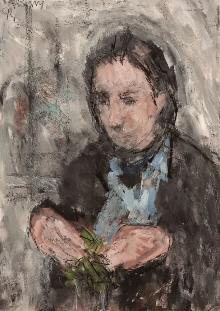 RAW019 In the Potting Shed 1994 by Arthur Berry Original Art from Barewall Art Gallery